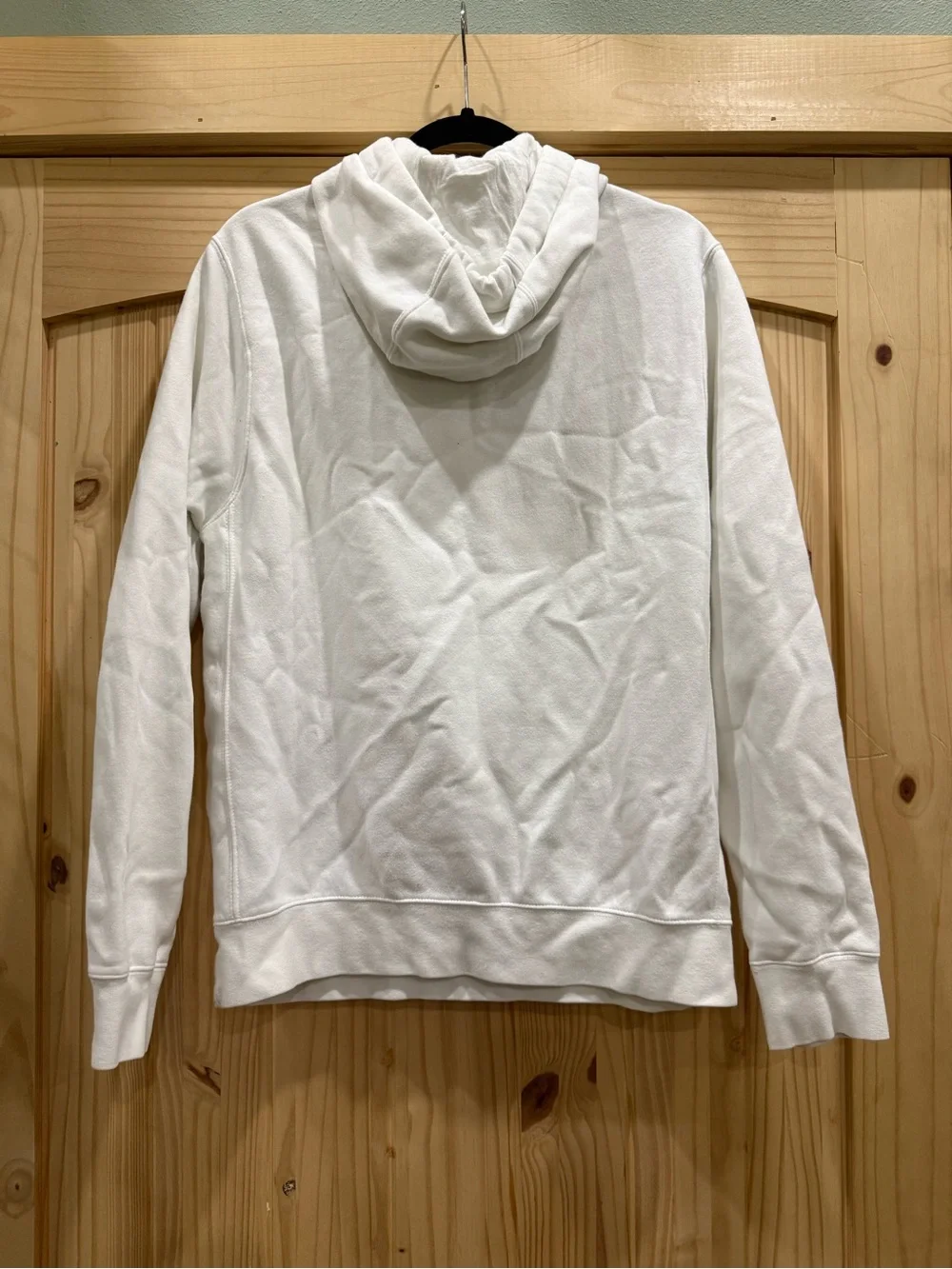 Nike Men's White Pullover Hoodie